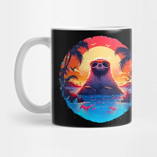 Sloth in sunglasses Mug